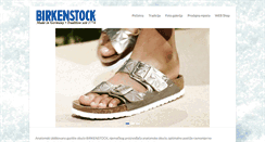 Desktop Screenshot of birkenstock.hr