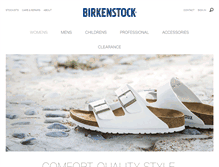 Tablet Screenshot of birkenstock.co.nz